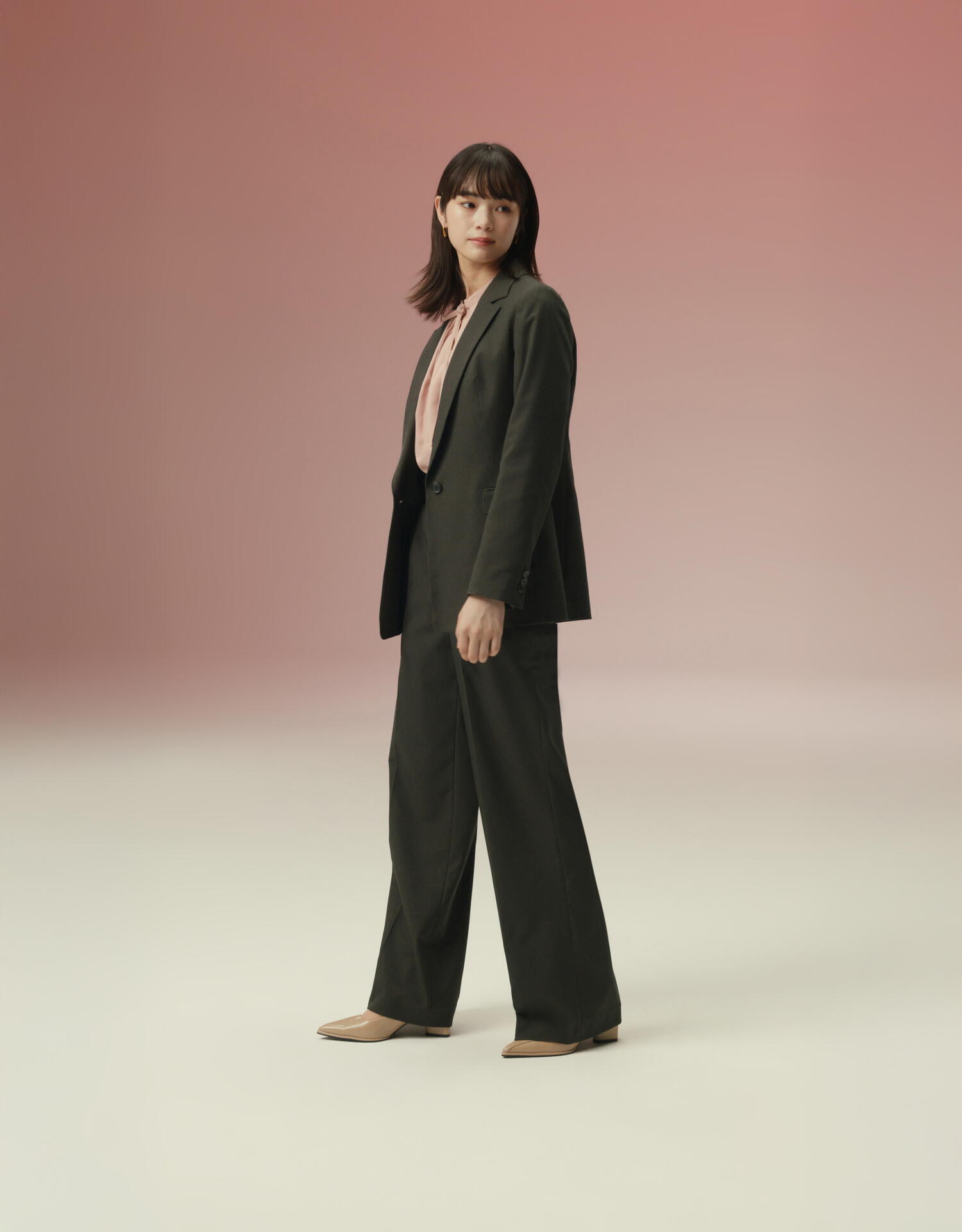 極美品 2025 スーツセレクト A7 スーツ セットアップ 4S 洗える 通年